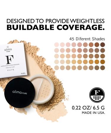 Alima Pure Matte Foundation Loose Mineral Powder Foundation - Beige 4 - Buy Online on SooperMarket.com