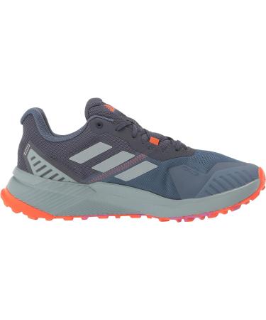 adidas Women's Terrex Soulstrides Trail Running Shoe 11 - Wonder Steel/Magic Grey/Impact Orange - Buy Online on SooperMarket.com