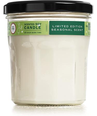 Mrs. Meyer's Iowa Pine Scented Soy Aromatherapy Candle - 35 Hour Burn Time, Essential Oils - 7.2 oz - Buy Online on SooperMarket.com