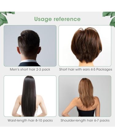 MQUPIN 3-in-1 Hair Dye Shampoo Dark Brown - Natural Herbal Ingredients - Semi-Permanent Color for Men & Women - Buy Online on SooperMarket.com