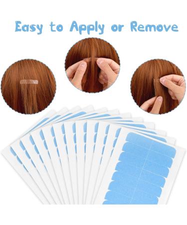 60 Pieces WLLHYF Hair Extension Tape - Double Sided No-Residue Adhesive for Human Hair Extensions - Pre-cut Replacement Tapes - Wig & Toupee Beauty Tool - Buy Online on SooperMarket.com