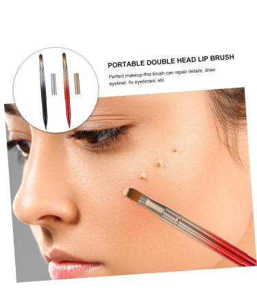 NOLITOY 2pcs Lipstick Wand & Eyelash Tool - Travel Makeup Brush & Multi-Function Eyebrow Applicator for Flawless Eye Shadow - Buy Online on SooperMarket.com
