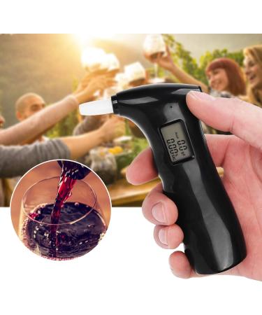 Breathalyzer Professional-Grade Accuracy Breath Alcohol Tester with LCD Digital Display Portable Alcohol Analyzer Detector for Home Party Personal Use - Buy Online on SooperMarket.com