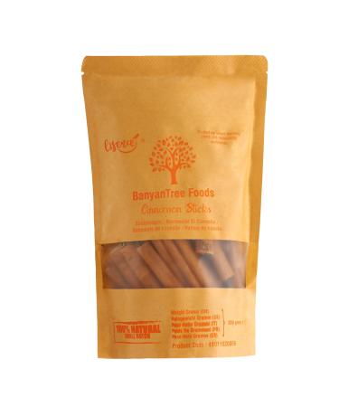 BanyanTree Foods Premium Cinnamon Sticks| Quills | Curls 200g All Natural Indian Origin 200 g (Pack of 1)