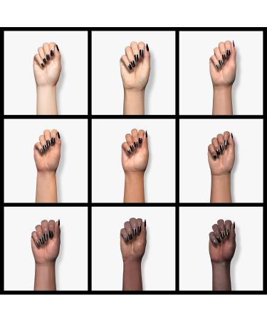 Modelones 15ML Black Gel Nail Polish - Pure Black Fall Color Soak Off Nail Art for Halloween - Perfect Home Manicure Gift for Women & Girls - Buy Online on SooperMarket.com