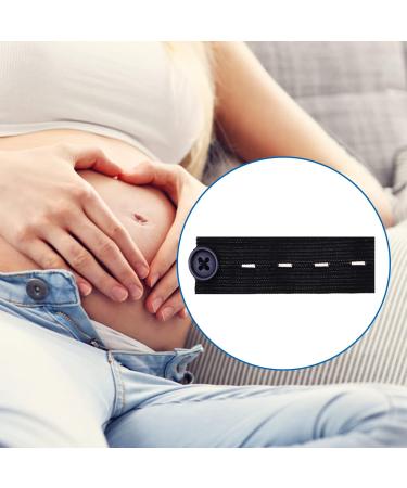 SHENLONG 5PCS Adjustable Waist Extender Button for Jeans - Elastic Waist Extenders for Pants - Black - Buy Online on SooperMarket.com