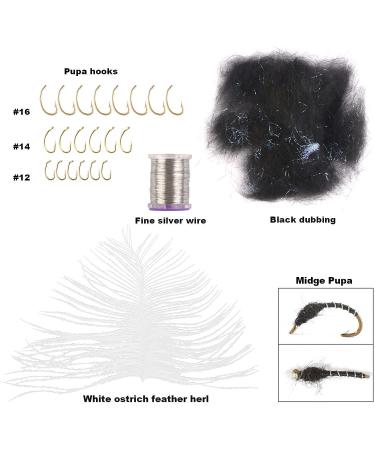Maxcatch Fly Tying Kit with Vise, Tools, Hooks - Complete Materials for Flies Making - Buy Online on SooperMarket.com