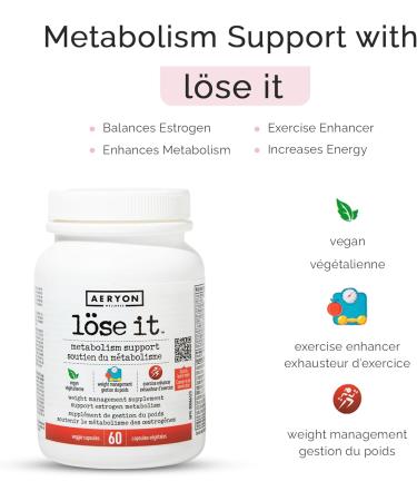 L se It by Aeryon Wellness - Hormone Balance Supplements Women - Energy Supplement to Support a Healthy Lifestyle - 60 Vegan Capsules - 30 Day Supply Lose-it - Buy Online on SooperMarket.com