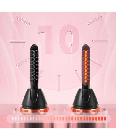 Eyelash curlers - Beauty Lash Curler Quick Heating Curler | Natural Rechargeable Lash Styler Lash Curler with Two Heated Settings Curling Tool for Natural Long-Lasting Eyelashes - Buy Online on SooperMarket.com