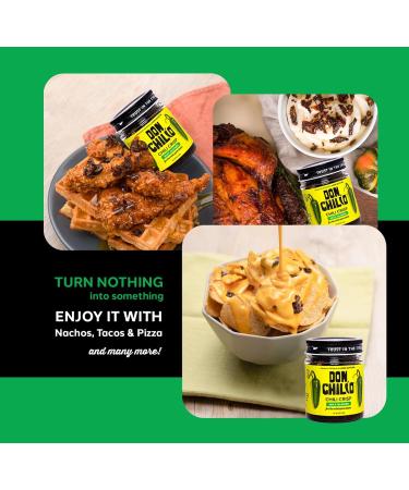 Don Chilio Chile Crisp - Crunchy Sliced Jalapenos in Hot Seasoned Oil - Mild Flavor- 0 Carb Keto Friendly - Versatile Topping, Sauce, or Salsa Alternative - Buy Online on SooperMarket.com