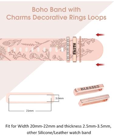 Minyee Dandelion Flower Pattern Silicone Band for Fitbit Versa 4/Sense - Cute & Stylish Women's Strap for Summer Faithful Workout - Buy Online on SooperMarket.com