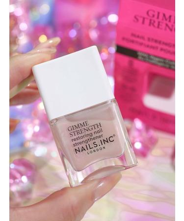 Nails.INC Gimme Strength Nail Strengthener 14ml - Strengthen Weak Nails - Buy Online on SooperMarket.com