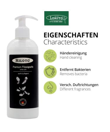 Lorito Premium Liquid Soap - 6 x 500ml Vegan Hand Soap for Sensitive Skin - Creamy Allergy-Friendly Pumping Bags - Buy Online on SooperMarket.com
