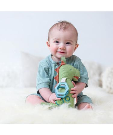 Itzy Ritzy Bitzy Bespoke Dinosaur Activity Toy for Stroller, Car Seat, or Activity Gym with Crinkle Sounds and Texture Variety - Buy Online on SooperMarket.com