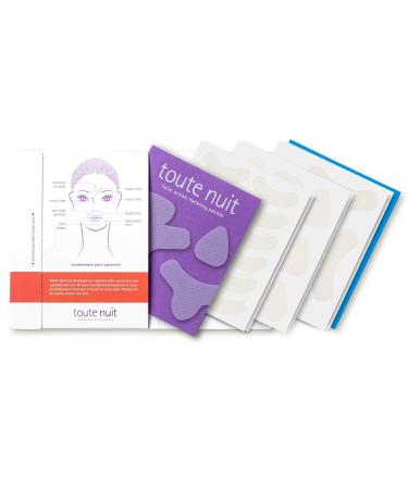 Toute Nuit Wrinkle Patches Face Tape Trial Pack - 54 Patches - Forehead, Eyes, Lips - Anti-Wrinkle Patch Set - Buy Online on SooperMarket.com