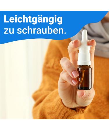 Buy Empty Brown Nasal Spray Bottles 10ml with Fingertipper - Cosmetex Nasal Engraving Vaporizer - Pack of 3 | International Shipping Available - Buy Online on SooperMarket.com