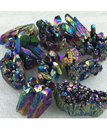 Stone Crafts 30g Quartz Crystal Titanium Cluster VUG Specimen Reiki Home Decor ERBRA - Buy Online on SooperMarket.com