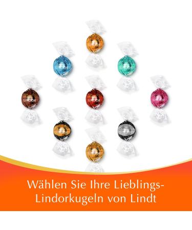 Buy Lindt Lindor Chocolate Balls Blood Orange 1kg | Resealable Large Pack | 80 Delicate Melting Chocolates | Perfect Gift - Buy Online on SooperMarket.com