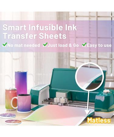 KASYU Smart Infusible Ink Transfer Sheets - 12 Sheets Gradient Color Sublimation Paper for Cricut Mug Press - Buy Online on SooperMarket.com