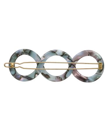 France Luxe Triple Circle Tige Boule Barrette - South Sea | Elegant Hair Accessory - Buy Online on SooperMarket.com