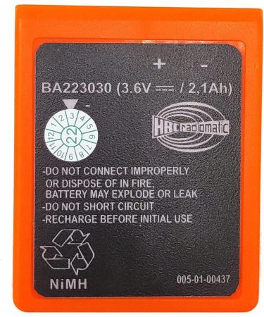2 Pack BA223030 3.6V 2100mAh HBC Rechargeable Batteries for Crane Remote Control Long-lasting Power - Buy Online on SooperMarket.com