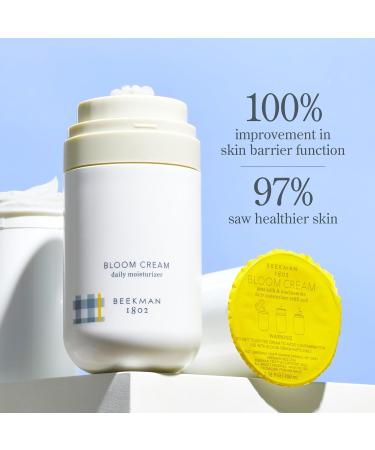 Buy Beekman 1802 Bloom Cream Goat Milk Face Moisturizer Jumbo Refill Pod - 3.38 Fl Oz - Lightweight & Hydrating for All Skin Types - Cruelty Free International Shipping - Buy Online on SooperMarket.com