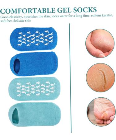 minkissy 8 Pairs Gel Socks Miss Foot Cotton Yarn Commodity - Buy Online on SooperMarket.com