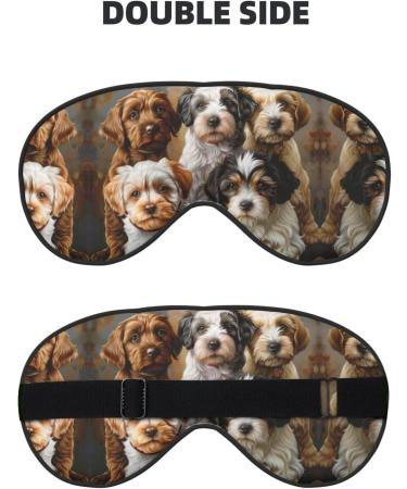 SSIMOO Double-Sided Eye Mask for Dogs | Soft Light Blocking & Sleep Enhancing | International Shipping Available - Buy Online on SooperMarket.com