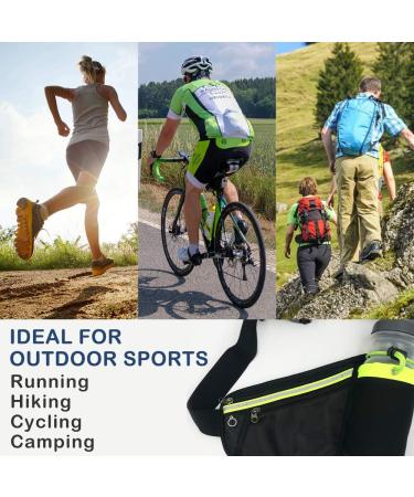 Hydration Waist Pack with Water Bottle Holder - Running Belt Waist Pouch for Men & Women - Includes Phone Holder & Key Pocket - Buy Online on SooperMarket.com