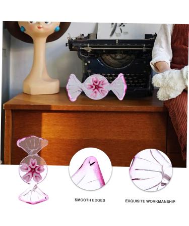 Alipis Colored Glaze Candy Christmas Decorations Home Decoration Mini Candy Desk Topper Gem Colorful Glass Red Medium - Buy Online on SooperMarket.com