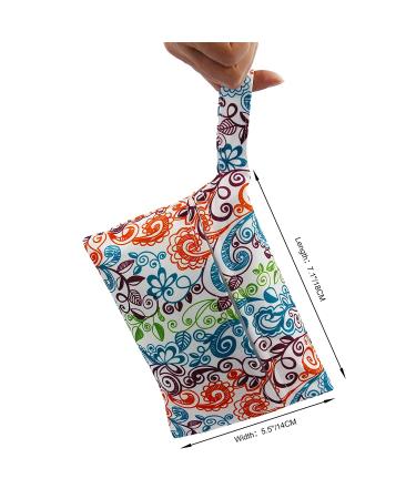Pinowu Organic Bamboo Nursing Pads - 10 Washable Pads + Wet Bag & Wash Bag | Charming Nipplecovers for Breastfeeding Moms - Pastel Touch, Large 4.7 - Buy Online on SooperMarket.com