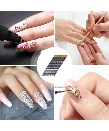Rhinestone Picker Tool Adhesive Point Drill Resin Pens - DIY Accessories for Nails Crafts Makeup Face Clothes Shoes Gem Pick up Tool Rhinestone Applicator Puchen - Buy Online on SooperMarket.com