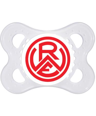 MAM 66564600 - Original Bundesliga Football "Rot-Weiss Essen" 0-6 months silicone double pack
