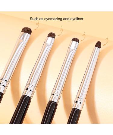 Eye Shadow Brush Kit Easy Apply Comfortable Grip Ergonomic Handle Detail Makeup Brush Kit 4pcs Moderate Texture Soft Hair for Home Use - Buy Online on SooperMarket.com