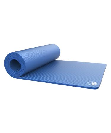 Wakeman Lightweight Foam Sleep Pad- 0.50 Thick Mat Collection for Camping, Cots, Tents, Backpacking & Yoga- Non-Slip, Waterproof & Carry Handle Outdoors Blue