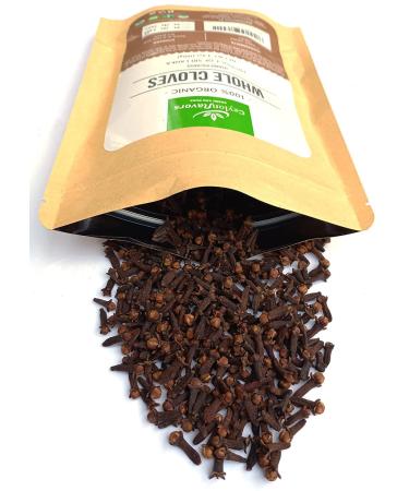 Organic Premium Whole Cloves (8.8 oz) - Handpicked for Quality - Buy Online on SooperMarket.com