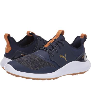 PUMA GOLF Men's Ignite Nxt Lace Golf Shoe 10.5 - Peacoat/Puma Team Gold/White - Buy Online on SooperMarket.com