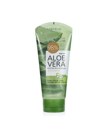 WELCOS Kwailnara California grown Aloe Vera Moisture Soothing Gel 98% Pure All-in-One for Face Body Hand Hair Korean Skin Care (5.07 Fl oz.)