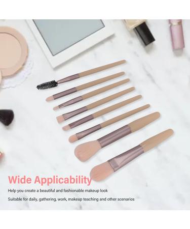 Zetiling Soft Bristle Portable Cosmetic Brush Set - 8PC Ergonomic Brushes for Loose Powder Concealer & Eyeshadow - Perfect Gift for Moms Wives & Friends - Buy Online on SooperMarket.com
