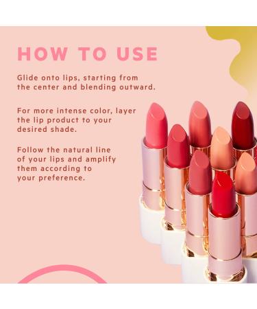 FLOWER BEAUTY Petal Pout Lipstick - Berry-More Matte | Nourishing & Highly Pigmented Lip Color with Antioxidants | 1 Count - Buy Online on SooperMarket.com