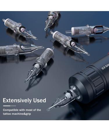 EZTAT2 Revolution Tattoo Cartridge Needles 5RL #12 - 20Pcs Standard Round Liner Long Taper with Membrane for Tattoo Machine - Buy Online on SooperMarket.com