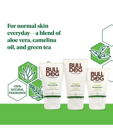 Bulldog Original Full Face Kit: Moisturizer, Face Wash & Scrub for Men - Buy Online on SooperMarket.com