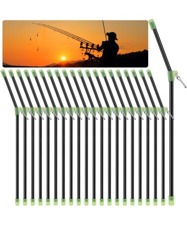 Annyswit 20 pieces fishing anti -tangle boom with vertebrae fishing set distance holder tube with vertebrae bent for carp fishing separate head & side linen prevent tangling
