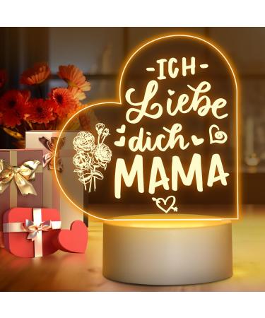 Winzwon mom gift gifts for mom birthday present for mom mother's day gift personalized decoration night light Thanksgiving festival gift Christmas gifts mother's day gifts for mom Mama-1