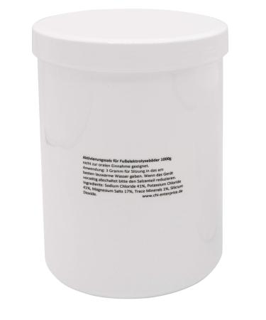 Chi-Enterprise 1000G Activation salt for refilling for foot electrolyse baths I Addition for Royal Spa Hydrogalvano-Fußbad I sodium-reduced activation salt for Ion Cleanser