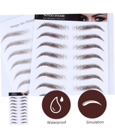 Beavorty 10 Pcs Eyebrow Stickers Imitation Eyebrow Sticker False Eyebrows Cosmetics Miss Blush Makeup - Buy Online on SooperMarket.com