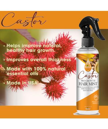 Buy Difeel Essentials Pro-Growth Castor Hair Mist 6 oz | Nourish & Strengthen Hair | Fast International Shipping - Buy Online on SooperMarket.com