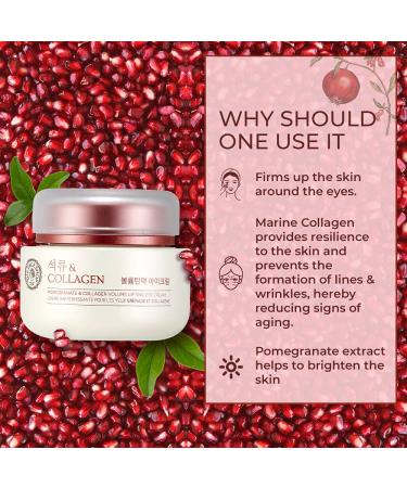 The Face Shop Pomegranate & Collagen Volume Lifting Eye Cream - 1.69 Fl Oz - Buy Online on SooperMarket.com