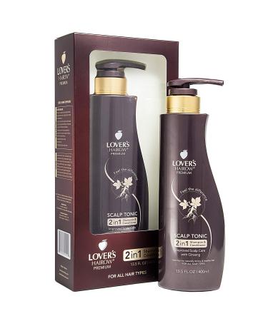 Lover's Hairow Premium - 2in1 Shampoo & Conditioner (13.5 fl. oz/400 ml)