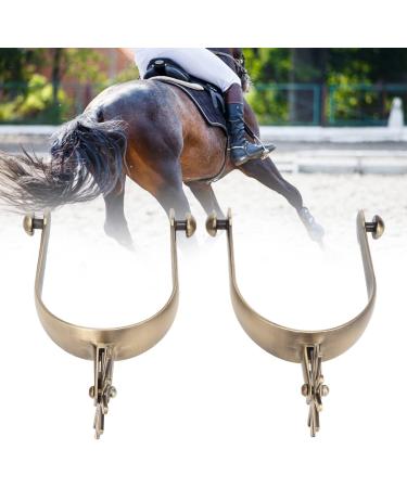ZJchao Salmue Horse Spurs West Cowboy Horse Boot Spurs Decoration Western Spurs Rust Proof Toxic Free Vintage Zinc Alloy Horse Spurs with Gear for Men - Buy Online on SooperMarket.com
